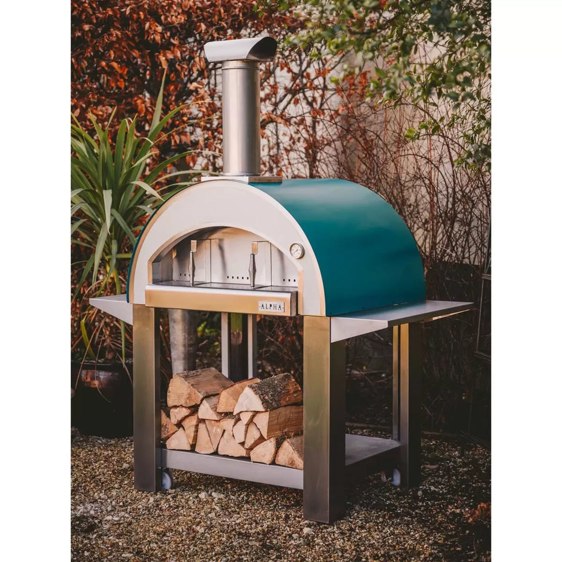Alpha Pro Grande Wood-Fired Pizza Oven Bundle + Cover