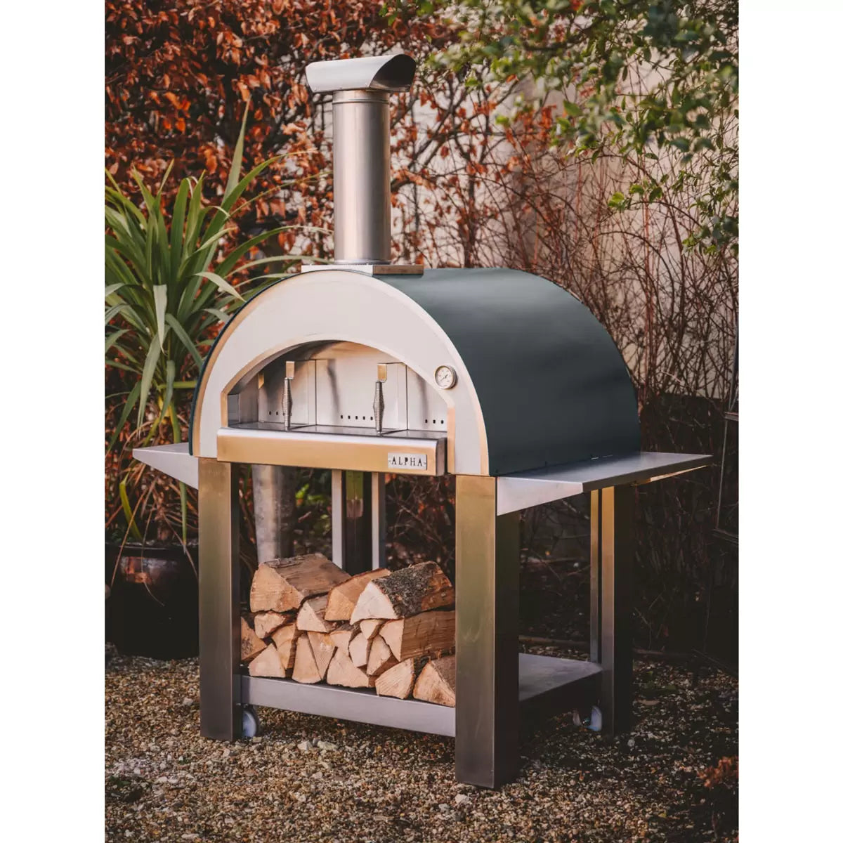 Alpha Pro Grande Wood-Fired Pizza Oven Bundle + Cover