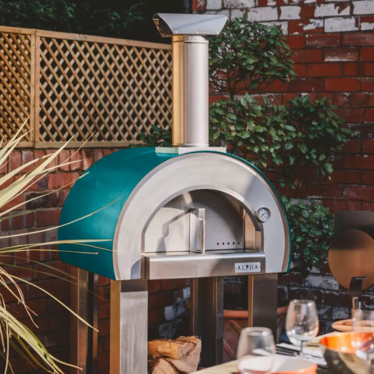 Alpha Pro Piccolo Wood-Fired Pizza Oven Bundle + Cover