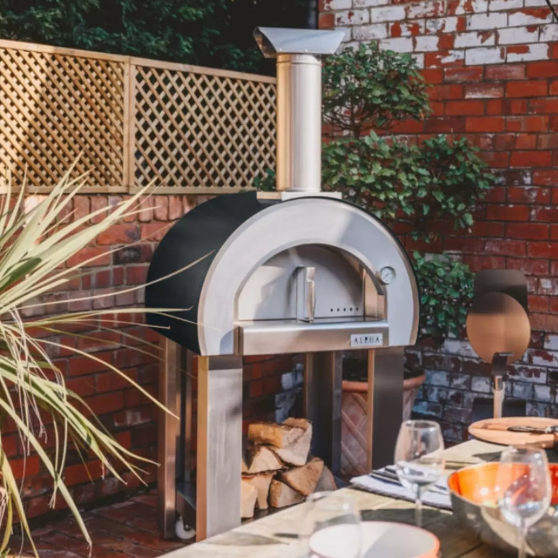 Alpha Pro Piccolo Wood-Fired Pizza Oven Bundle + Cover