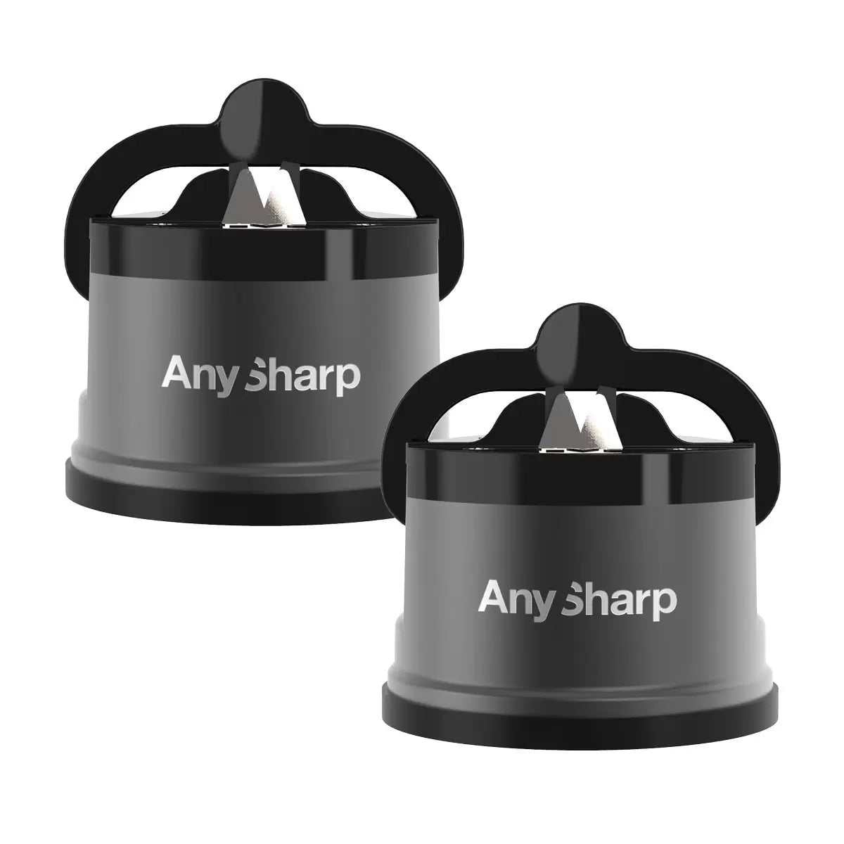 Anysharp Pro Metal Knife Sharpener with Suction, 2 Pack