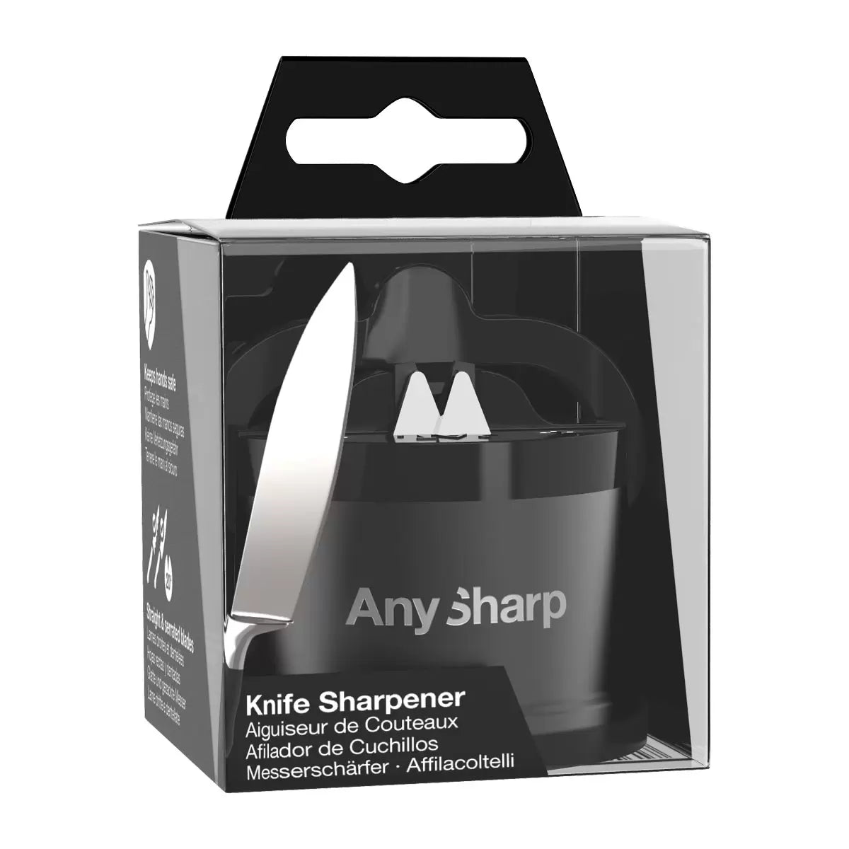 Anysharp Pro Metal Knife Sharpener with Suction, 2 Pack