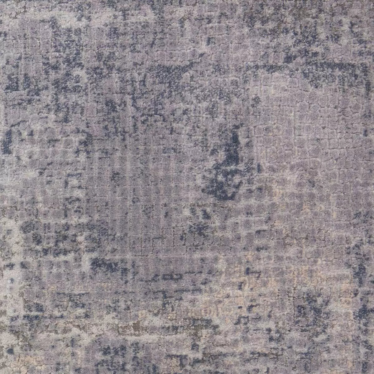 Rustic Textures Faded Blue Runner, 66 x 236 cm