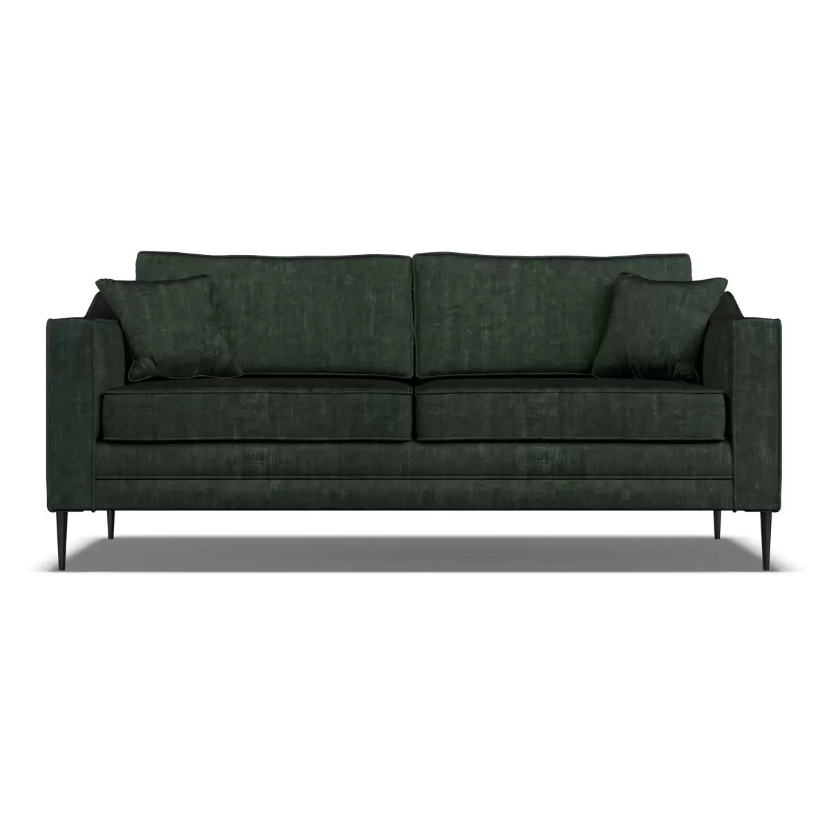 Aspen Green Velvet 3 Seater Sofa