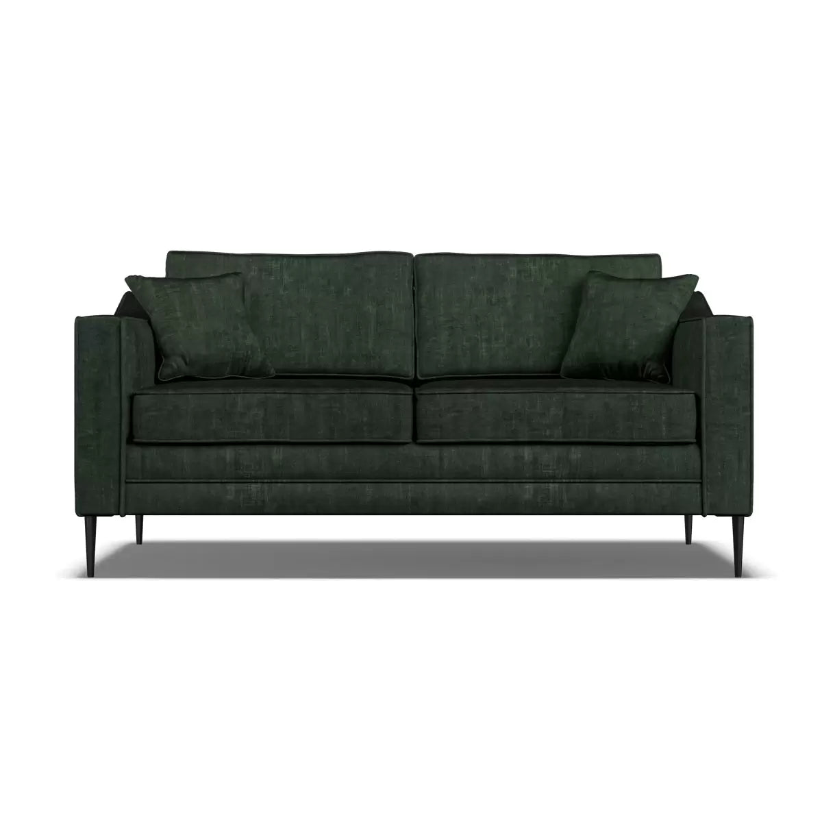 Aspen Green Velvet Large 2 Seater Sofa