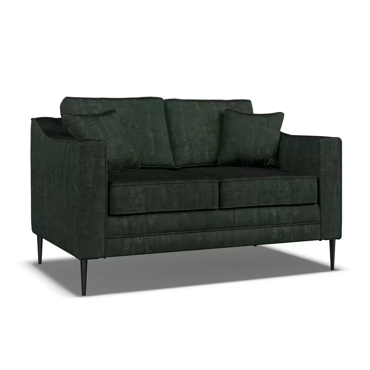 Aspen Green Velvet 2 Seater Sofa