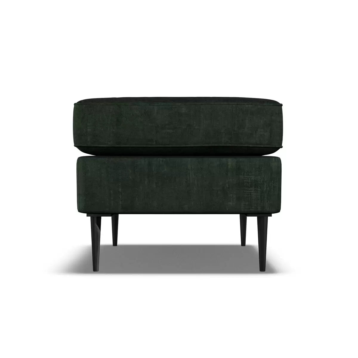 Aspen Green Velvet Footstool
