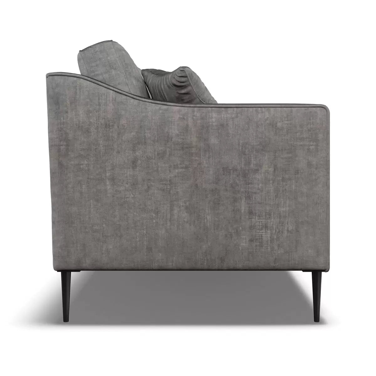 Aspen Grey Velvet 3 Seater Sofa