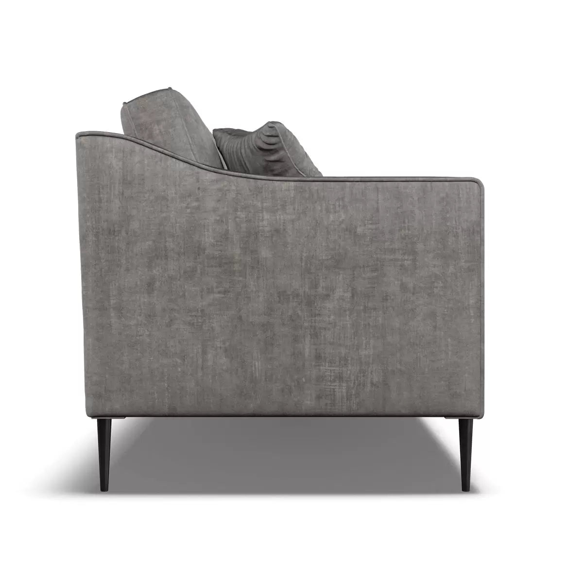 Aspen Grey Velvet Large 2 Seater Sofa