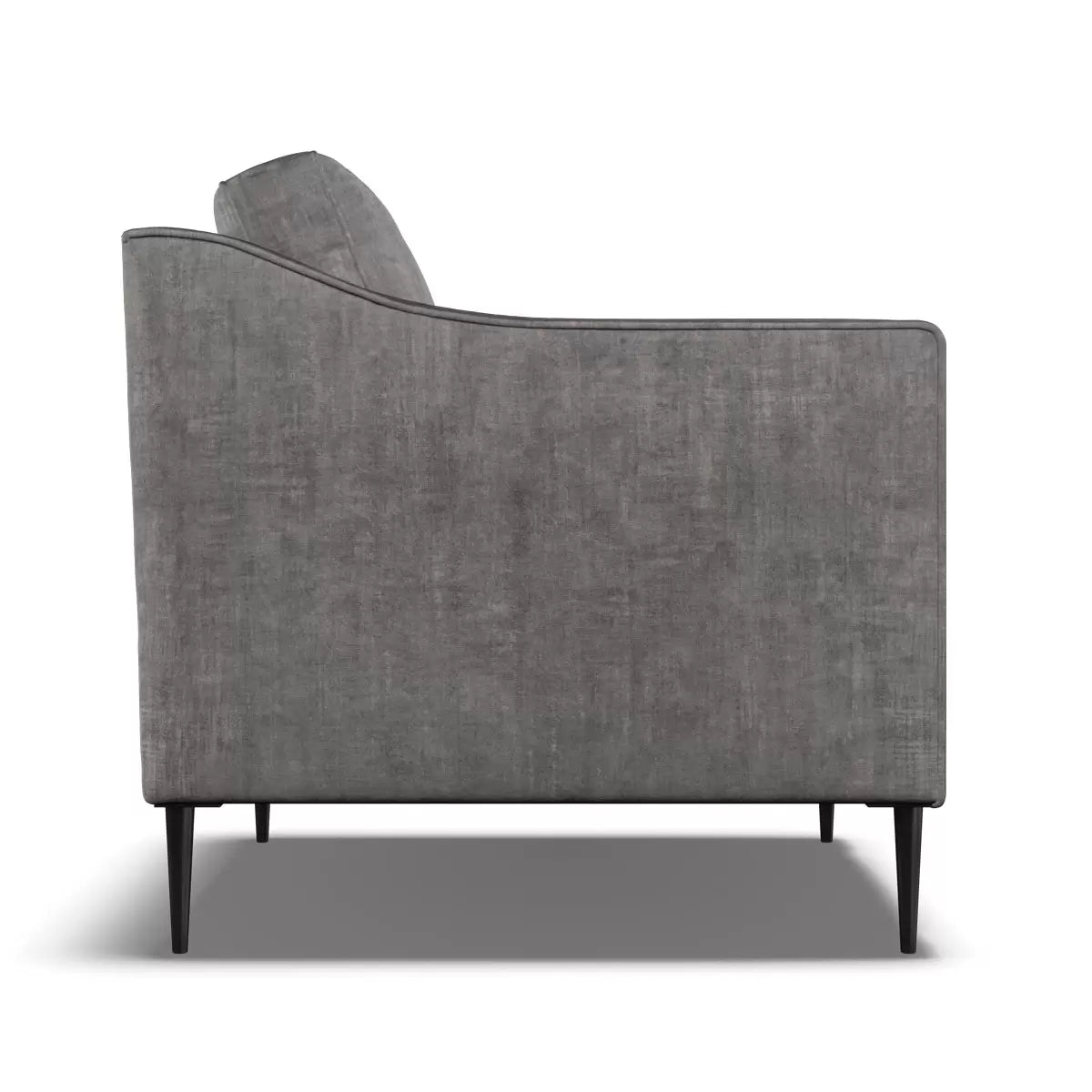 Aspen Grey Velvet Armchair