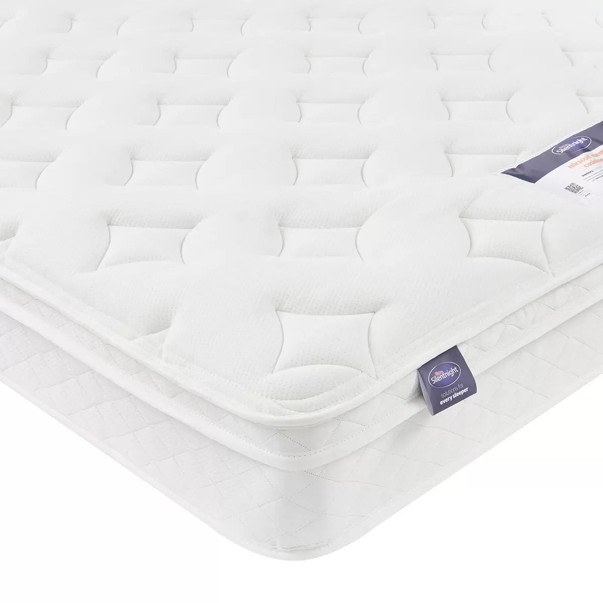 Silentnight Miracoil Memory Cushion Top Mattress & Divan in 5 Sizes