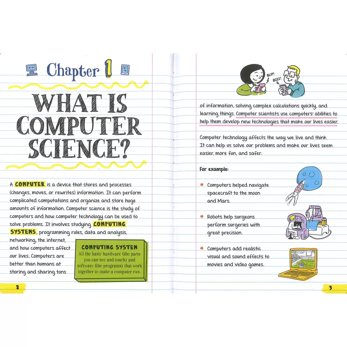 Big Fat Notebooks in 4 Options: Maths, English Language, Science or Compter