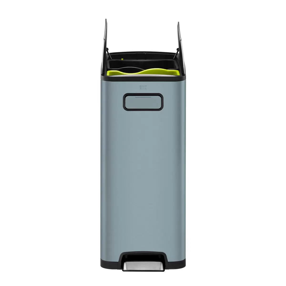 EKO Ecofly 20+20L Stainless Steel Kitchen Bin in Titanium Blue
