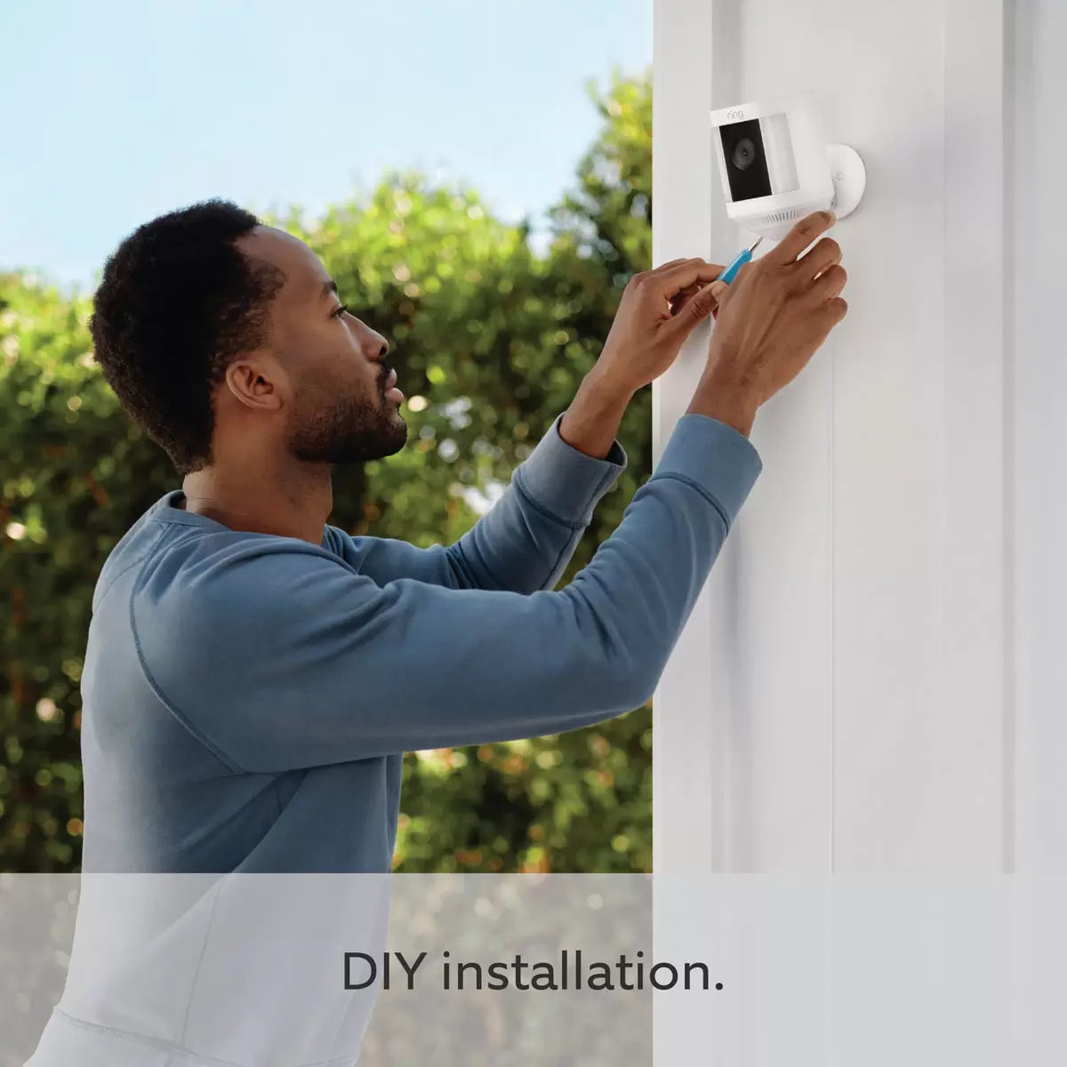 Ring Battery Spotlight Cam Plus in Black