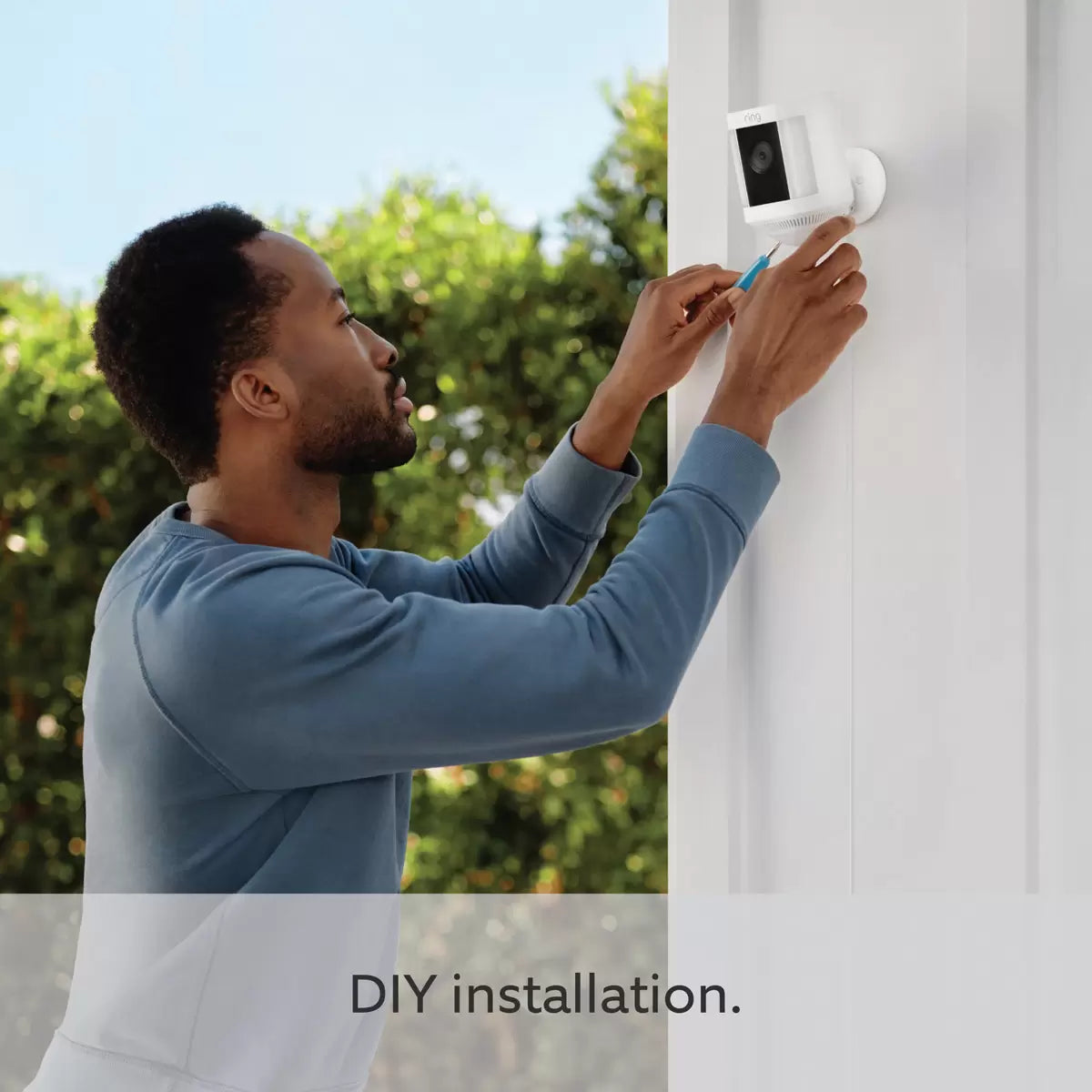 Ring Battery Spotlight Cam Plus in White