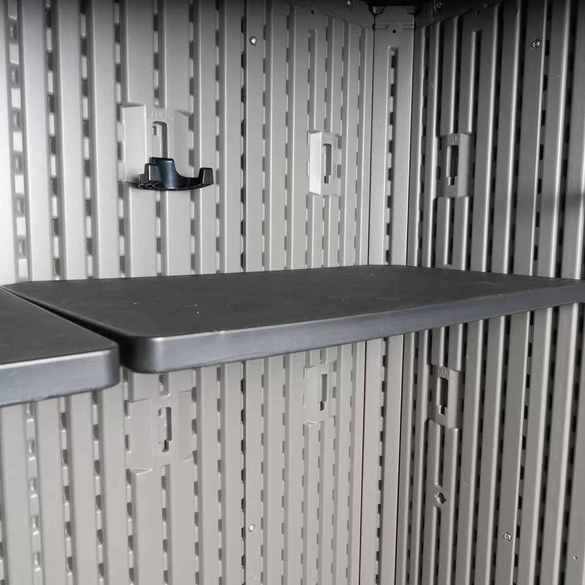 Lifetime 4ft 8" x 3ft 2" (1.47 x 0.97m) Rough Cut Vertical 2,060 Litre Storage Shed with Shelves - Model 60375U