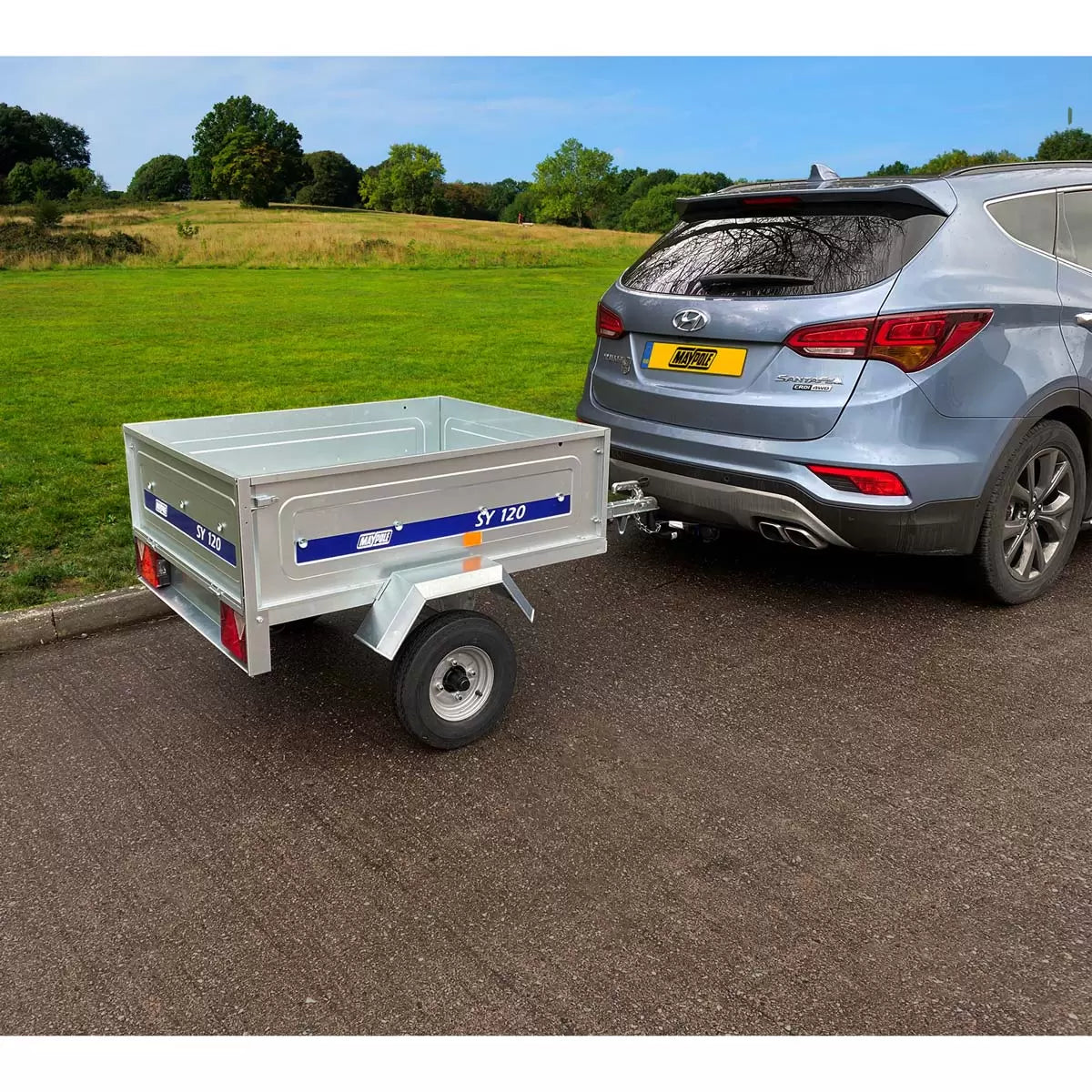 Maypole SY120 Trailer With PVC Flat Cover