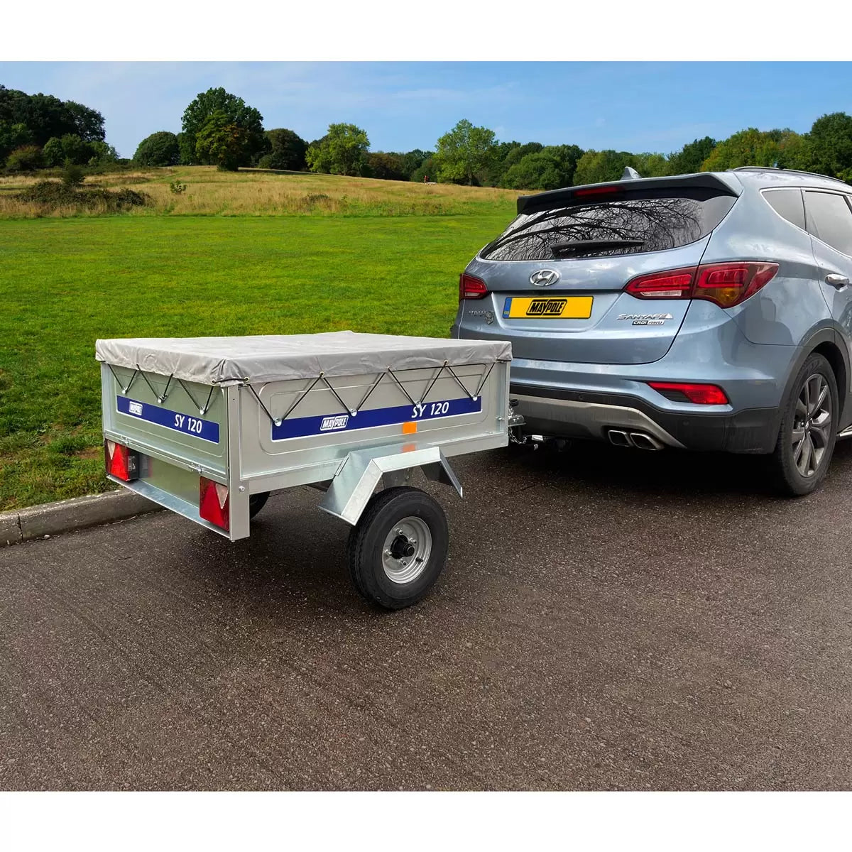 Maypole SY120 Trailer With PVC Flat Cover