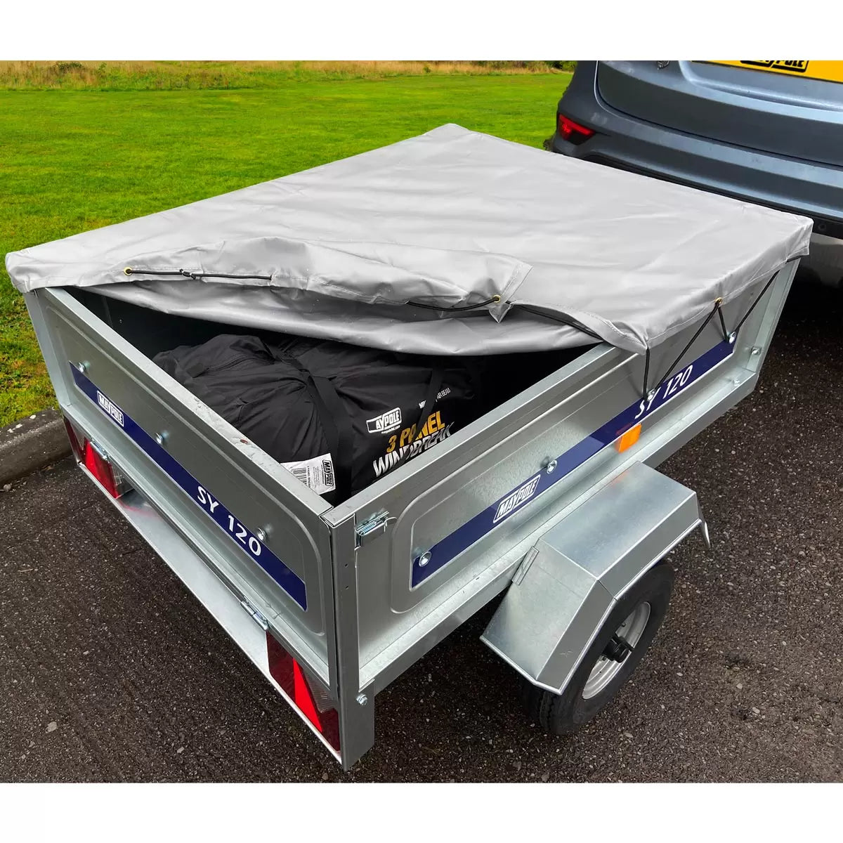 Maypole SY120 Trailer With PVC Flat Cover