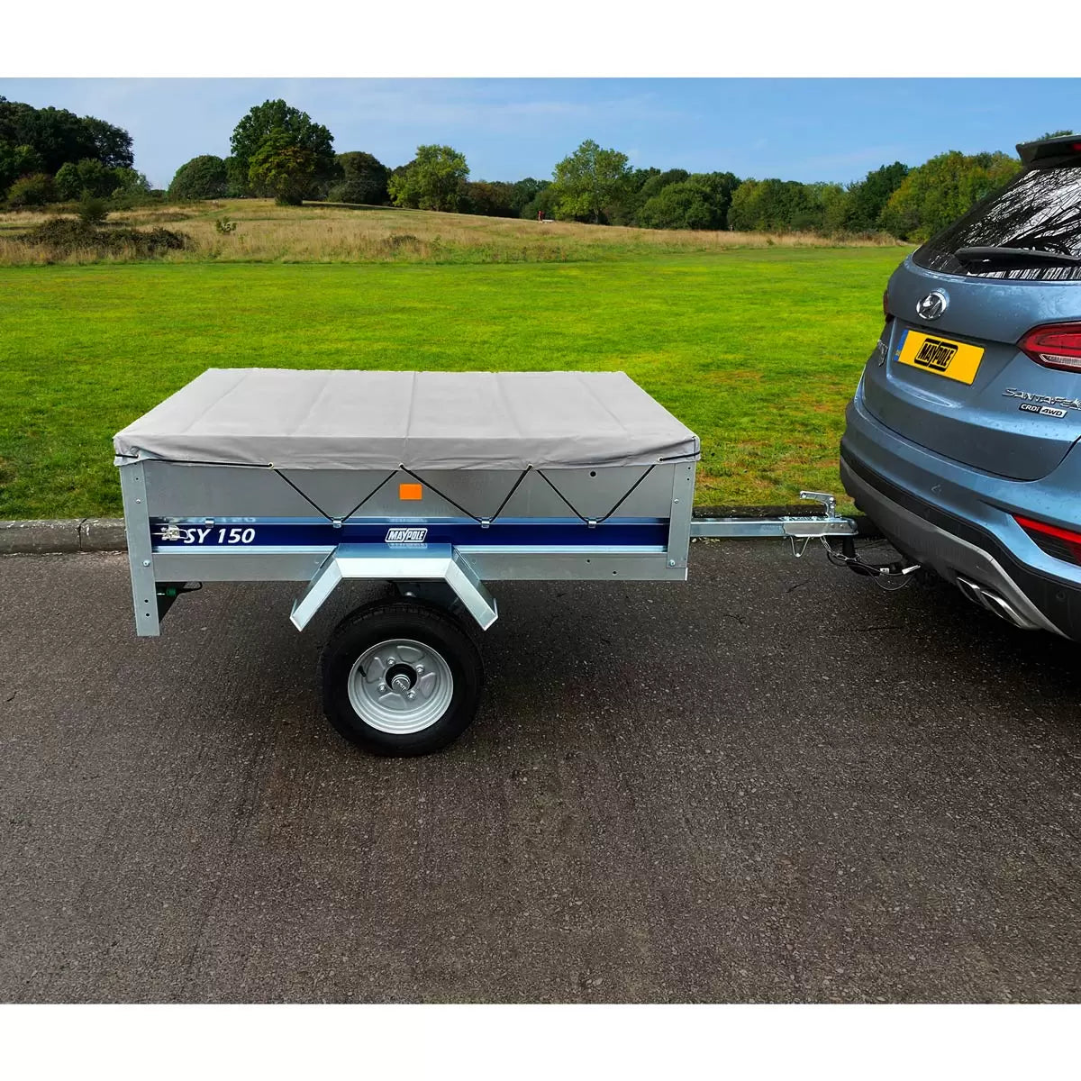 Maypole SY150 Trailer With PVC Flat Cover