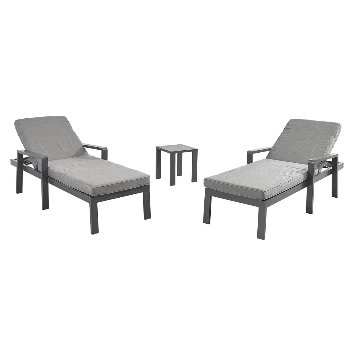 Stone Garden 3 Piece Lounger Set in Two Colours