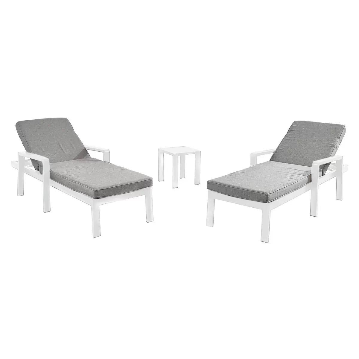 Stone Garden 3 Piece Lounger Set in Two Colours