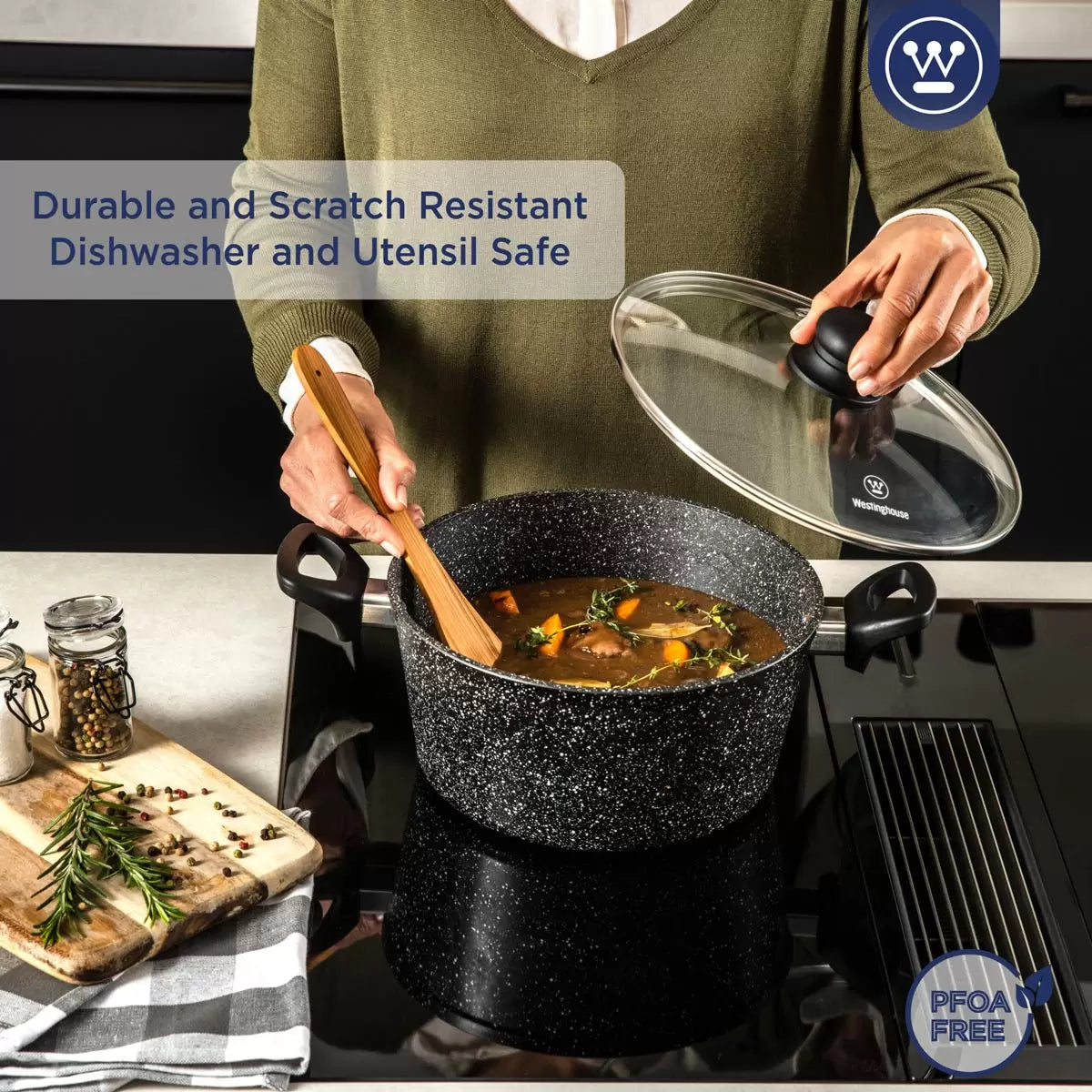 Westinghouse Essentials Cookware Set, 5 Piece