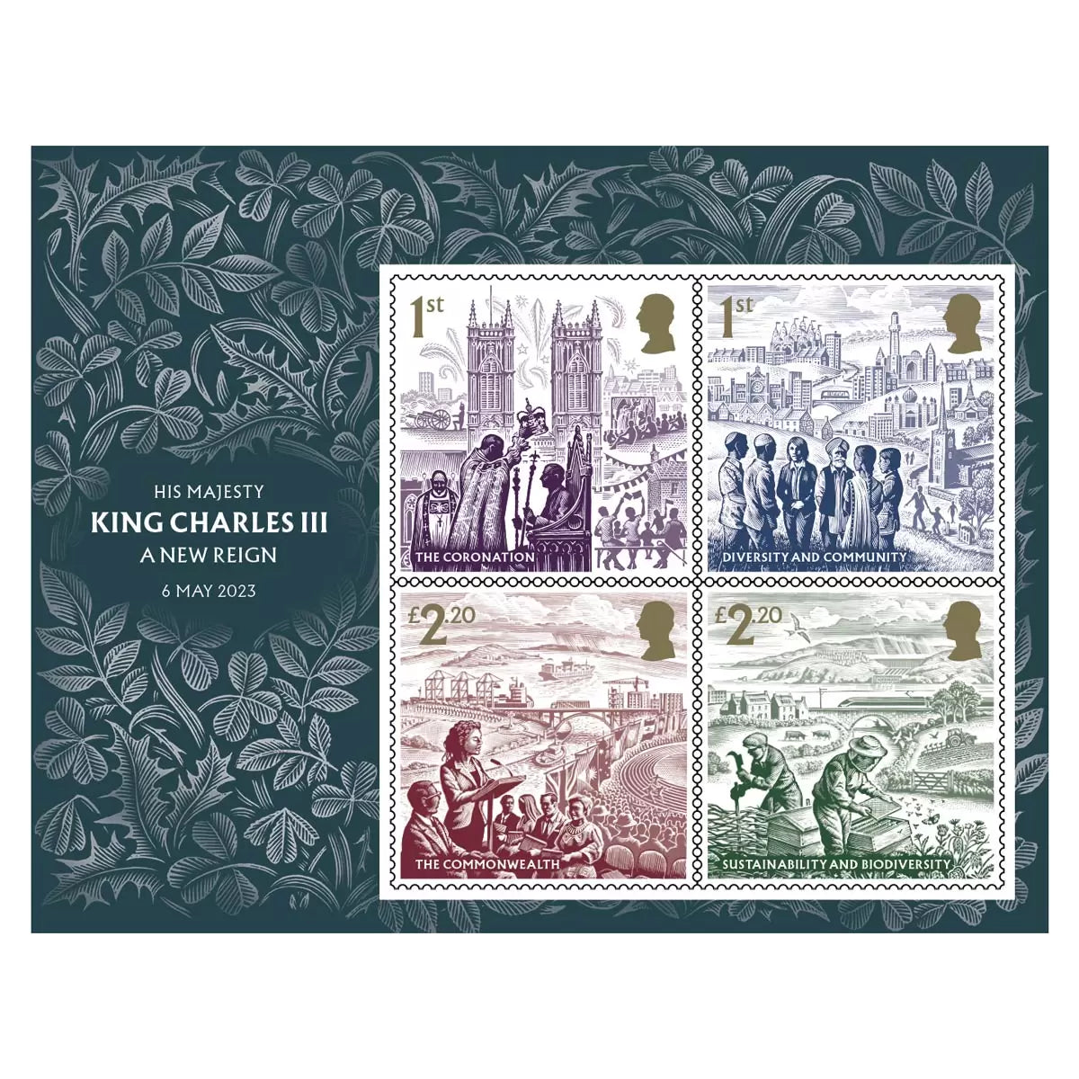 Royal Mail® King Charles III: A New Reign Framed Miniature Sheet