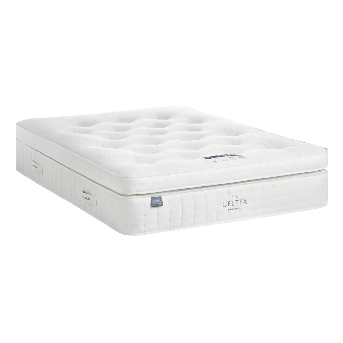 Silentnight Geltex 4000 Pocket Boxtop Mattress & Sandstone Divan in 4 Sizes