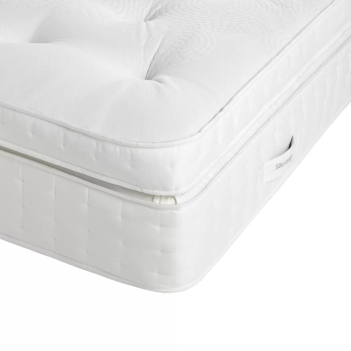 Silentnight Geltex 4000 Pocket Boxtop Mattress & Slate Grey Divan in 4 Sizes