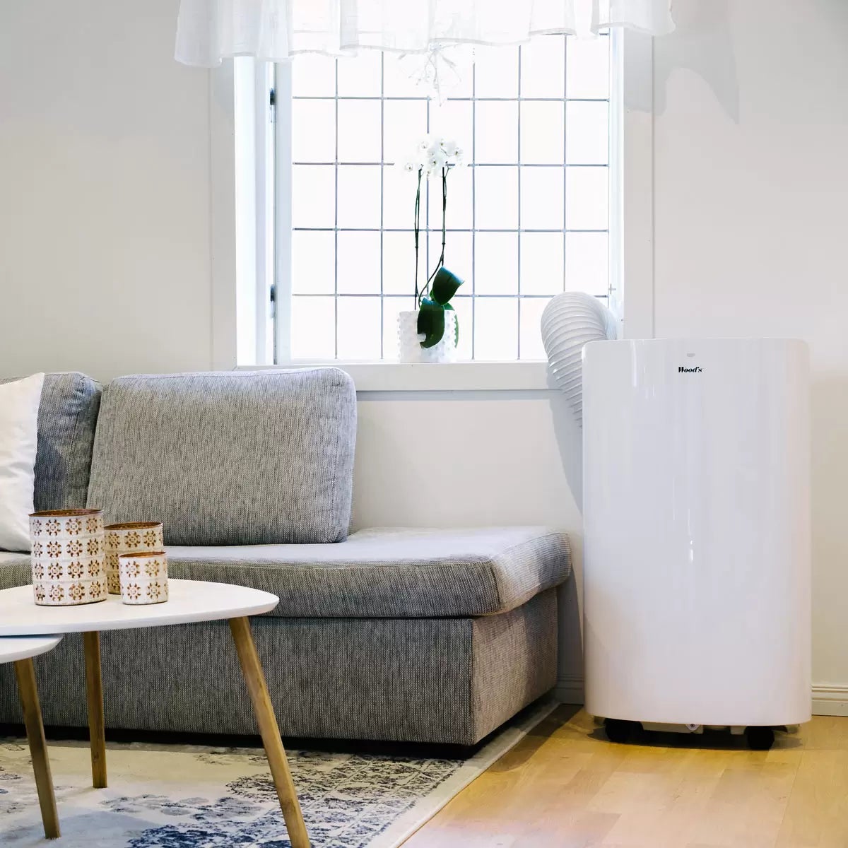 Wood's Cortina 12K BTU Portable Air Conditioner with Remote Control & WiFi Function, view 4