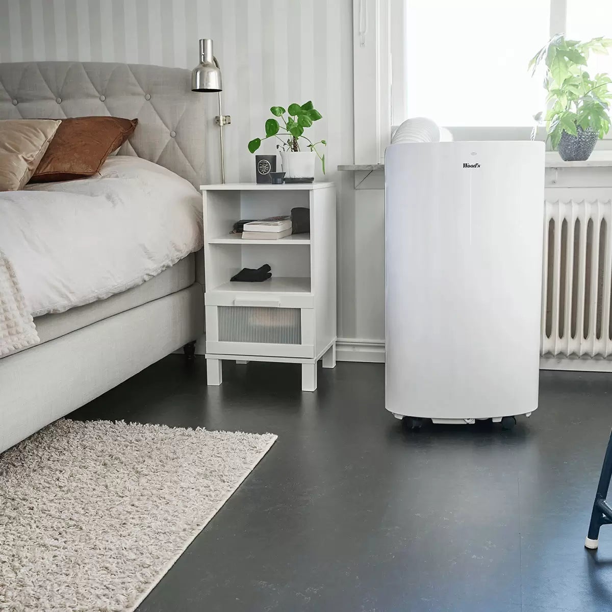 Wood's Cortina 12K BTU Portable Air Conditioner with Remote Control & WiFi Function, view 6