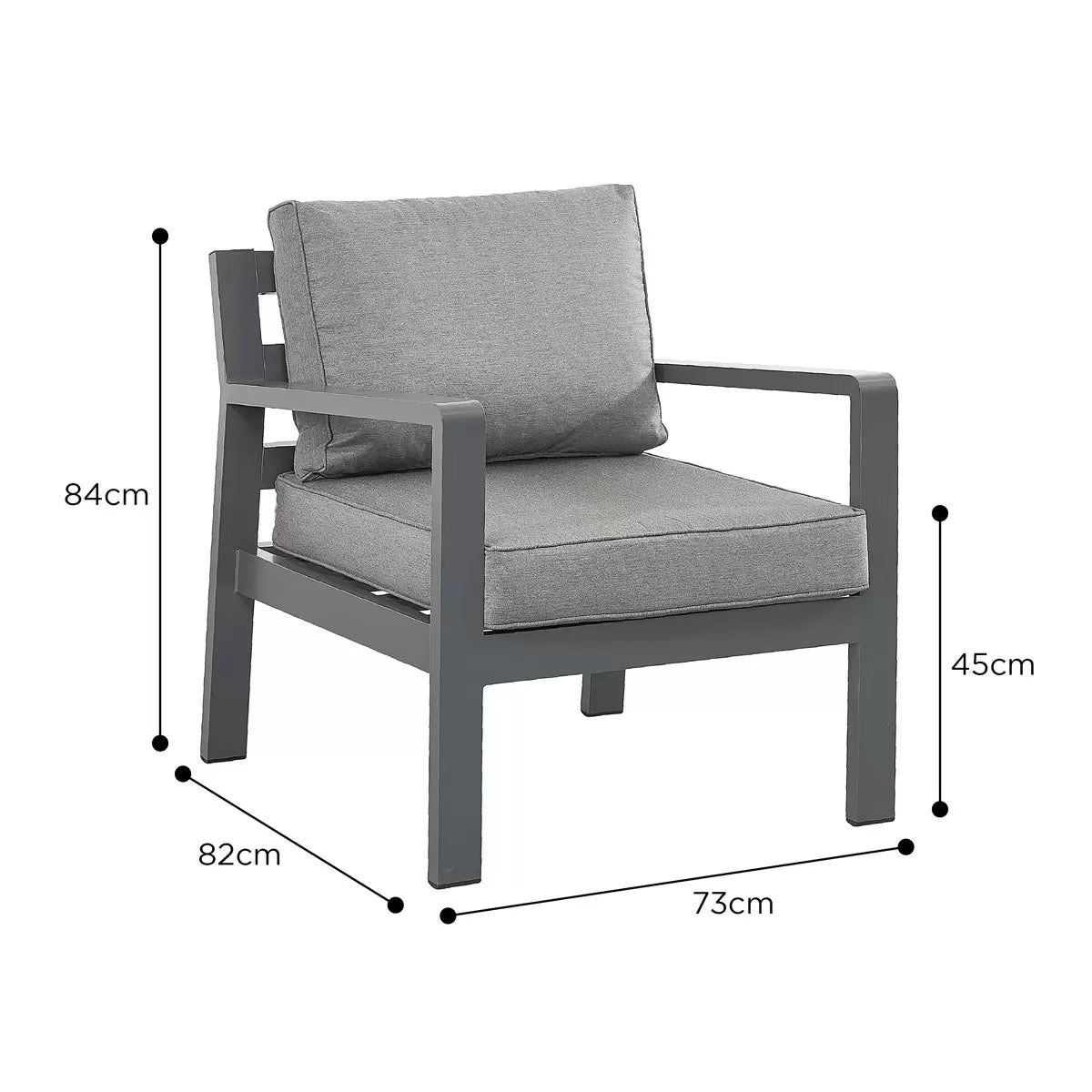 Stone Garden 4 Piece Deep Seating Corner Patio Set with Dual Height Ceramic