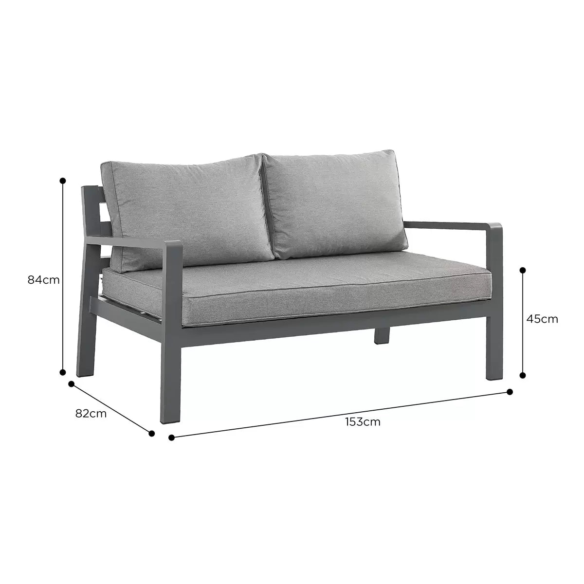 Stone Garden 4 Piece Deep Seating Corner Patio Set with Dual Height Ceramic