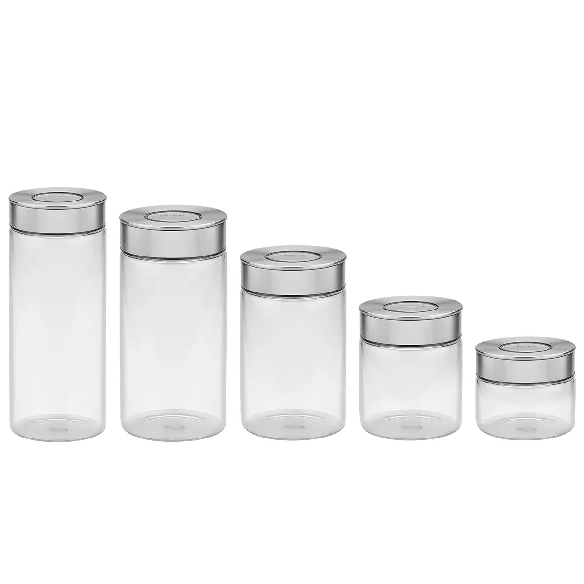 Tramontina Airtight Glass Container Set, 5 Piece