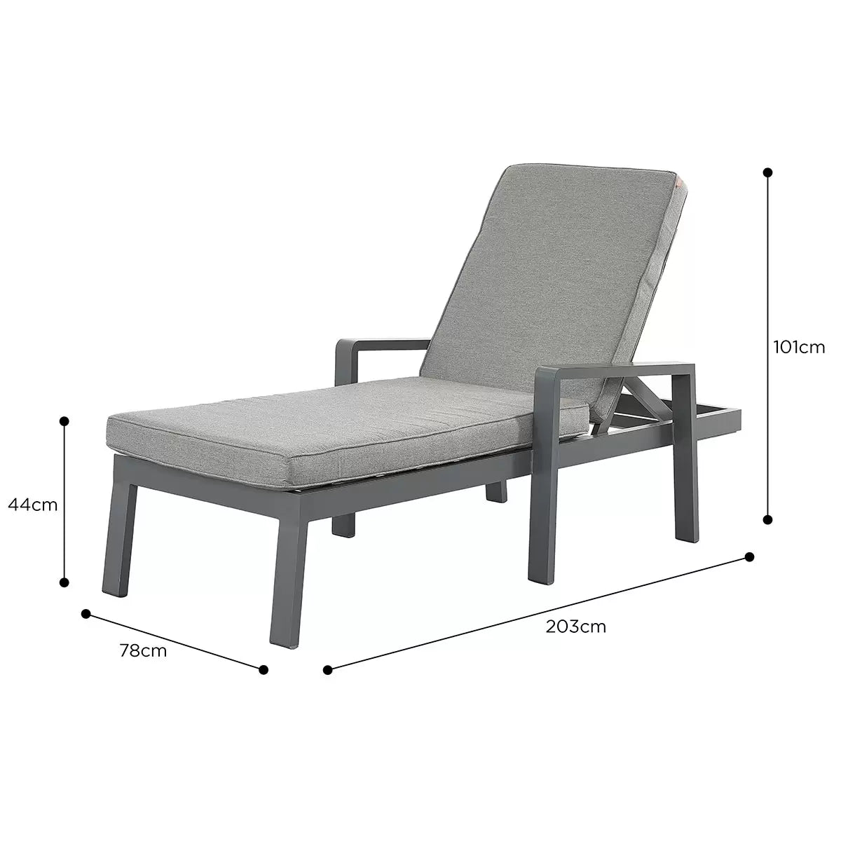 Stone Garden 3 Piece Lounger Set in Two Colours
