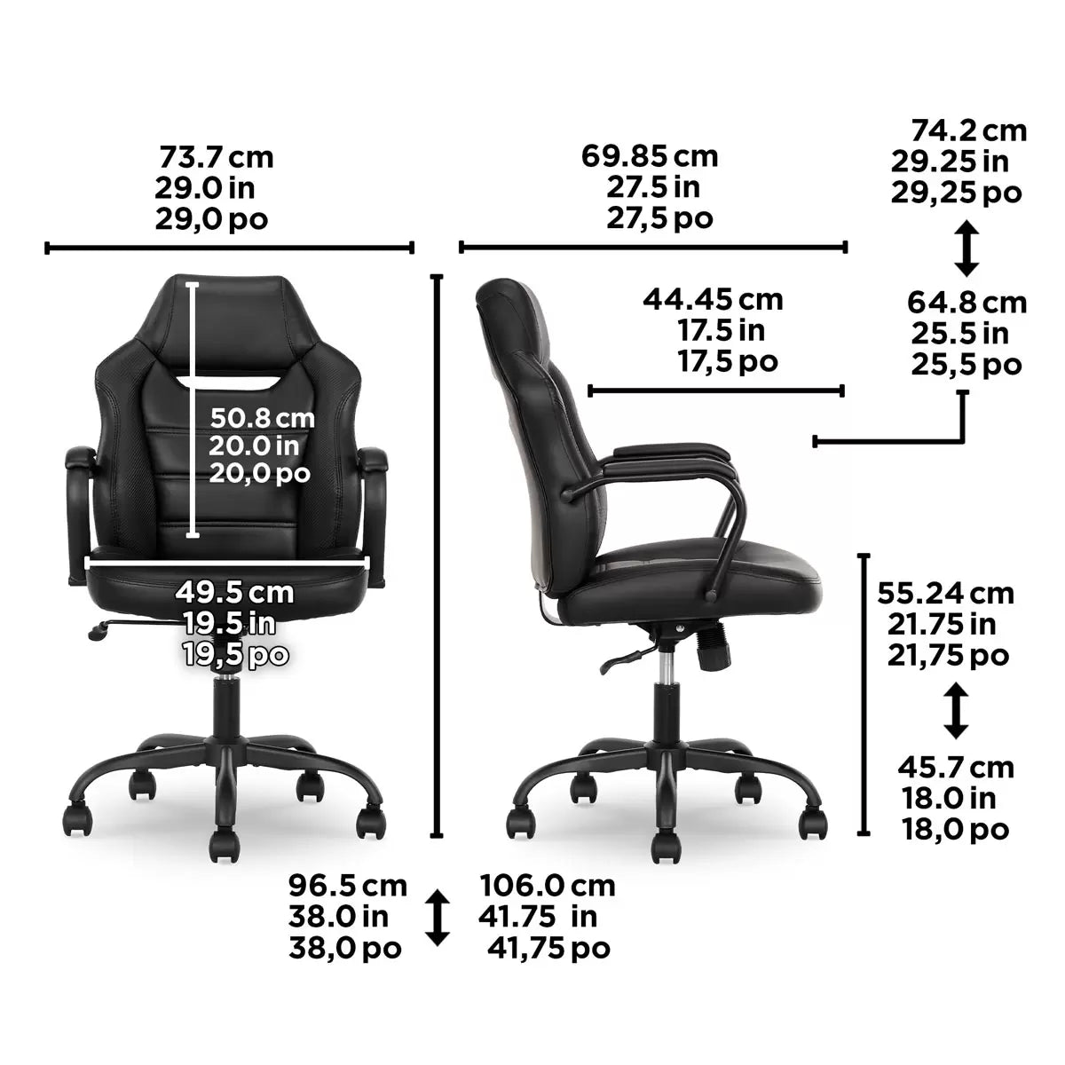 True Innovations Back to School Office Chair