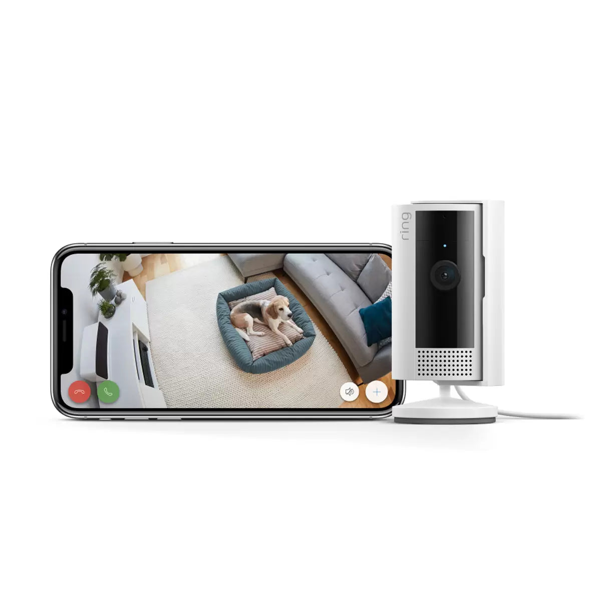 Ring Wired Indoor Camera 4 Pack in White