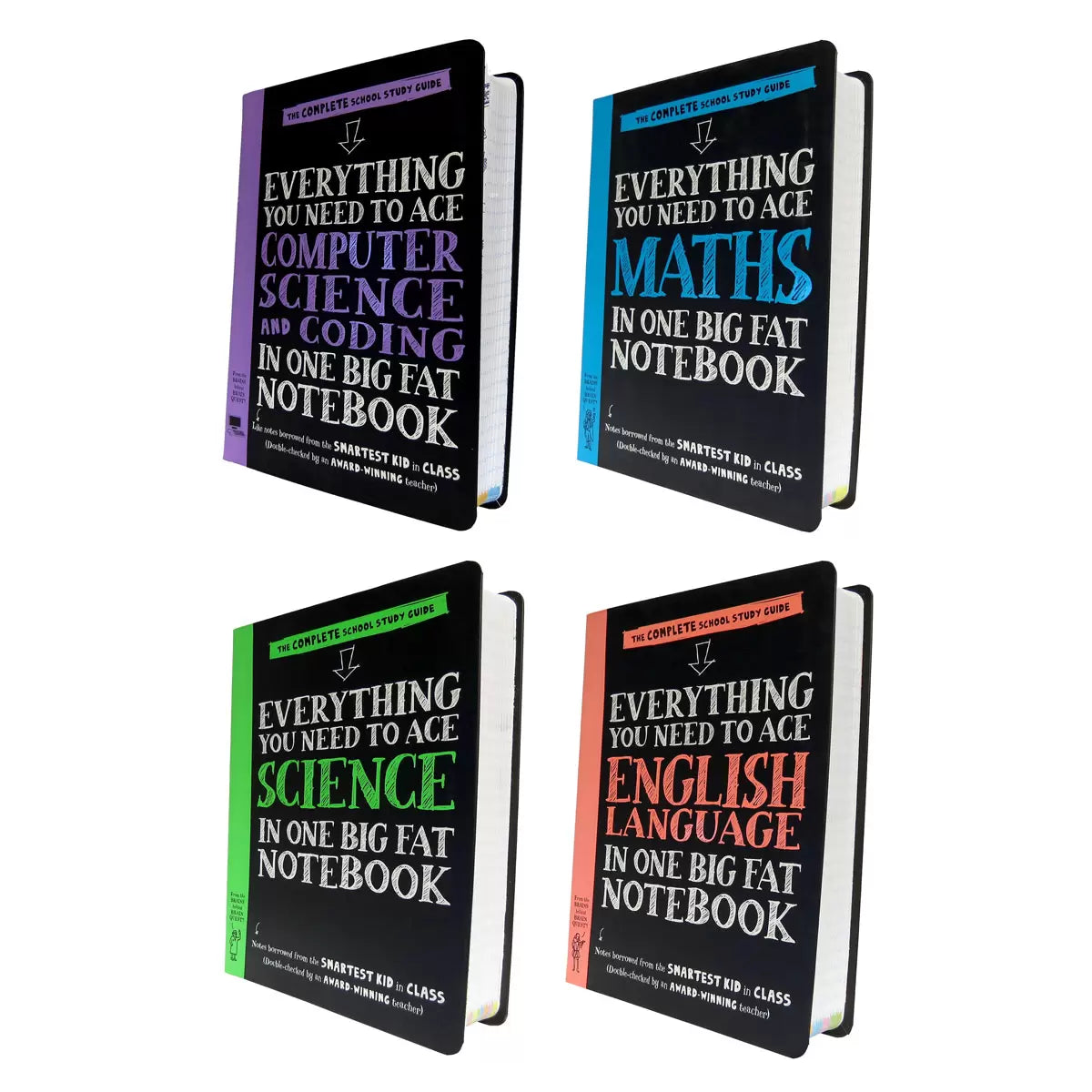 Big Fat Notebooks in 4 Options: Maths, English Language, Science or Compter
