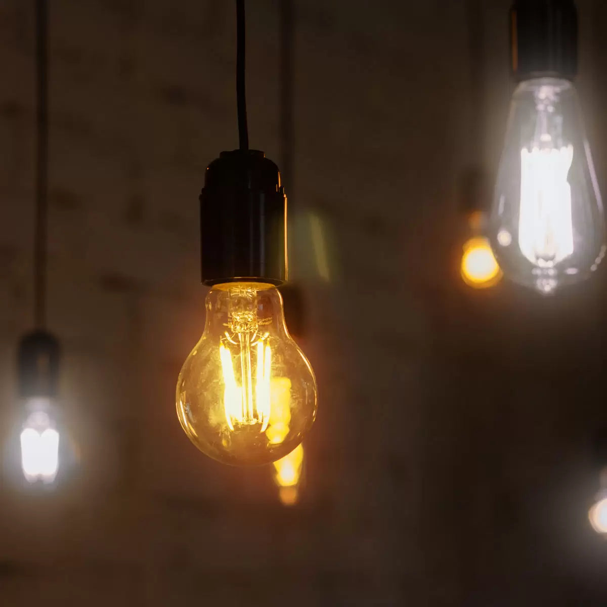 4lite WiZ Connected E27 Amber Filament Smart Bulbs 2 Pack