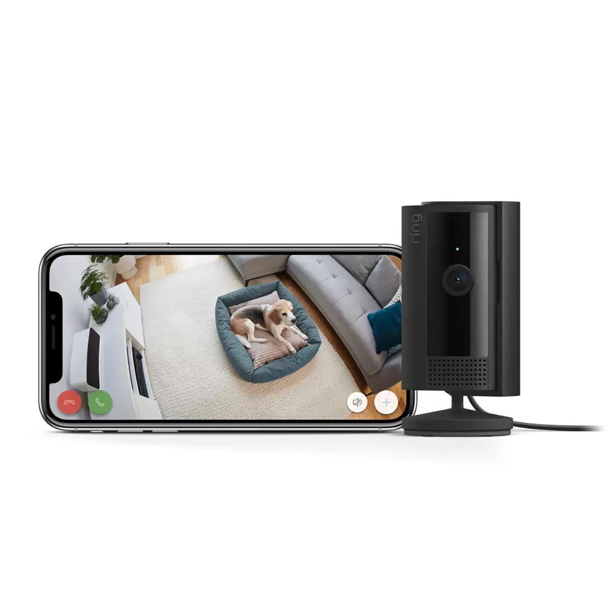 Ring Wired Indoor Camera 4 Pack in Black