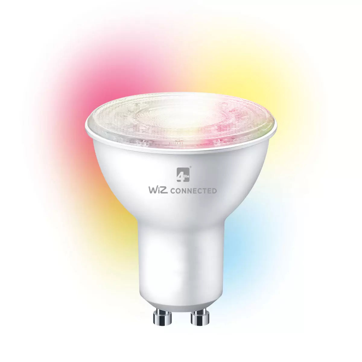 4lite WiZ Connected GU10 White Smart Bulbs 4 Pack