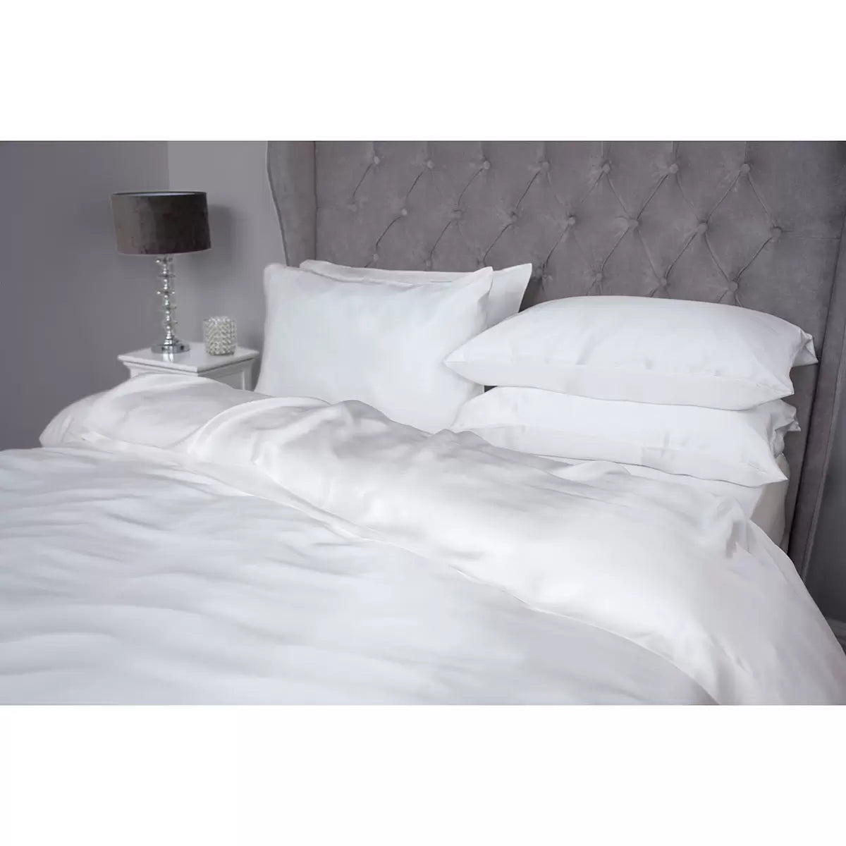 Belledorm 100% Mulberry Silk Ivory Duvet Cover, in 3 Sizes