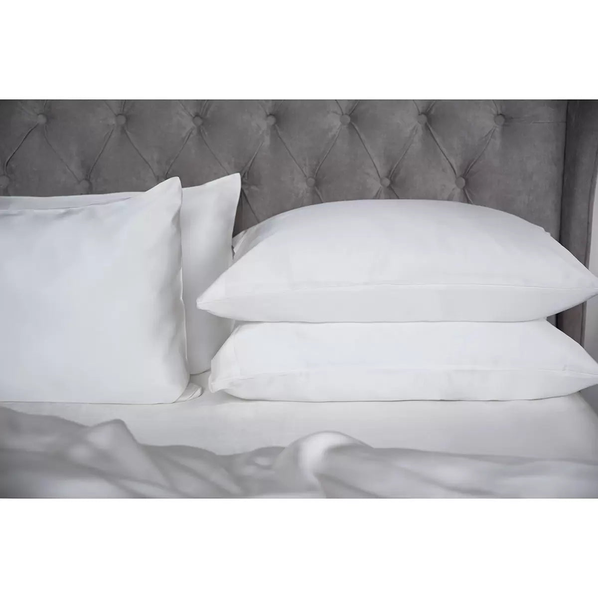 Belledorm 100% Mulberry Silk Ivory Pillowcase Pair