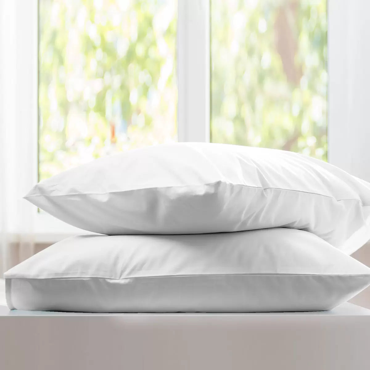 Purity Home 400 Thread Count Cotton Pillowcase Pair