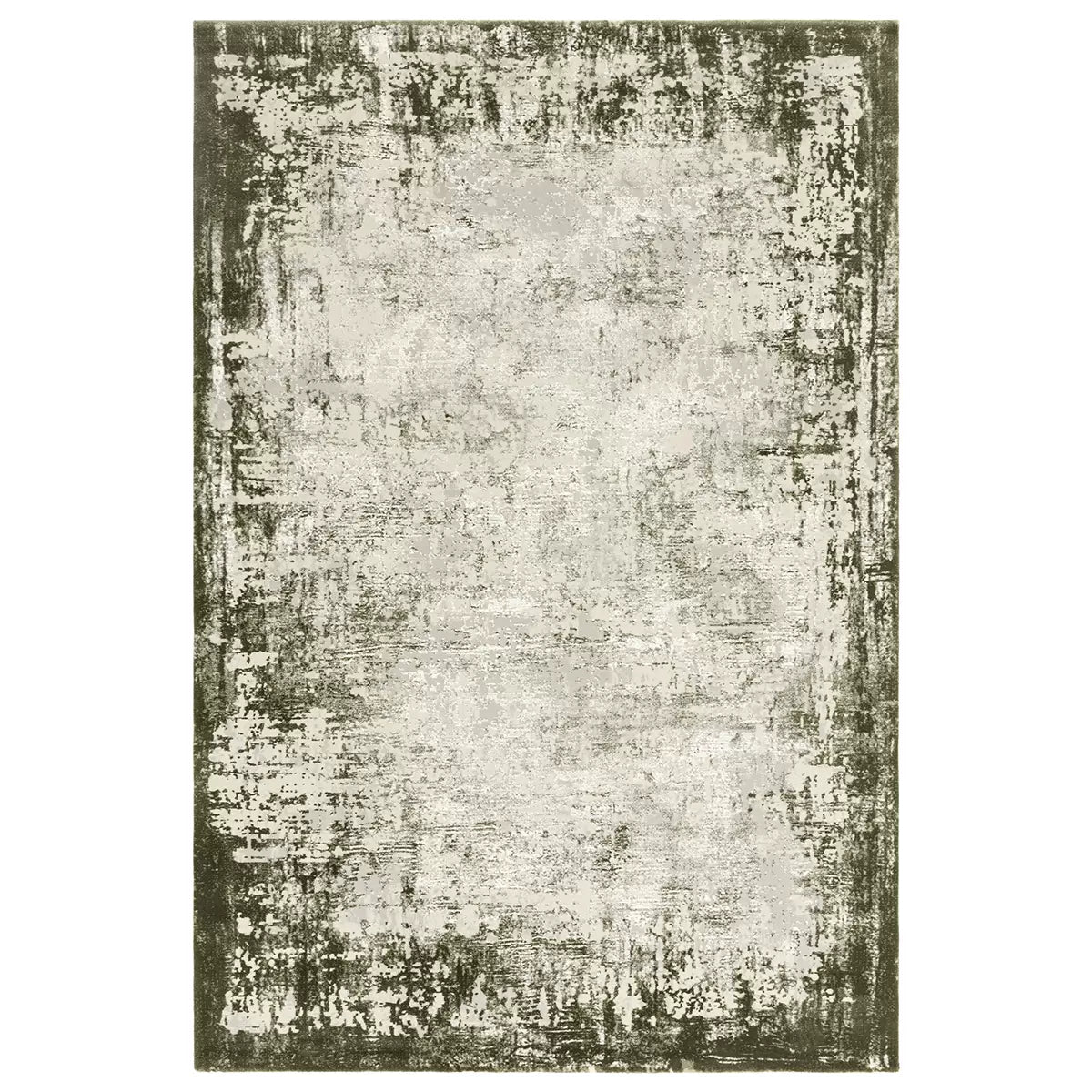 Kuza Border Green Rug, in 2 Sizes