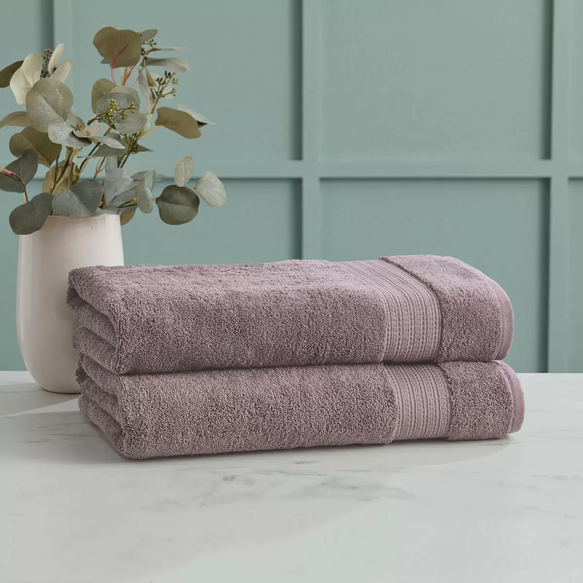 Grandeur 100% Cotton Bath Sheets, 2 Pack