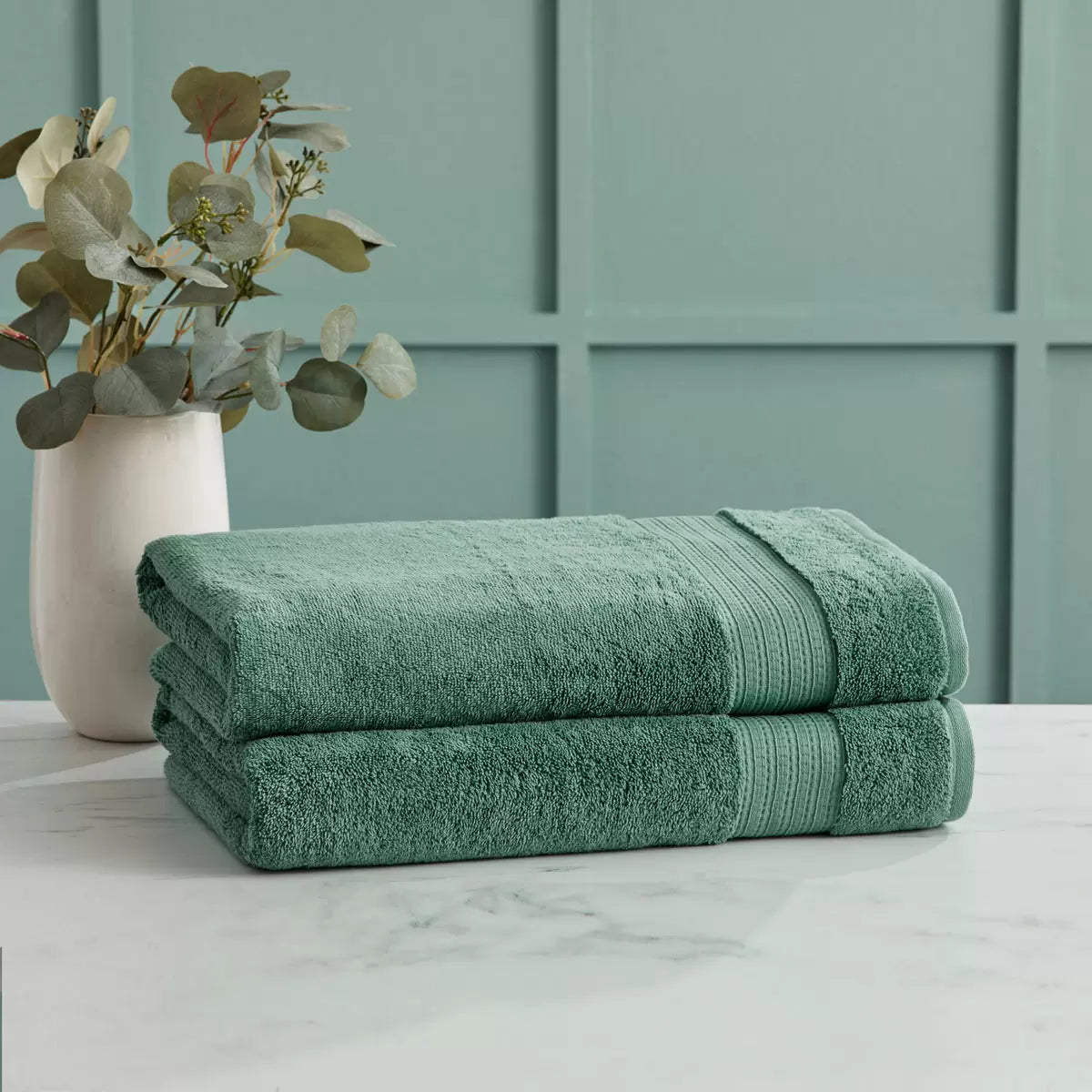 Grandeur 100% Cotton Bath Sheets, 2 Pack