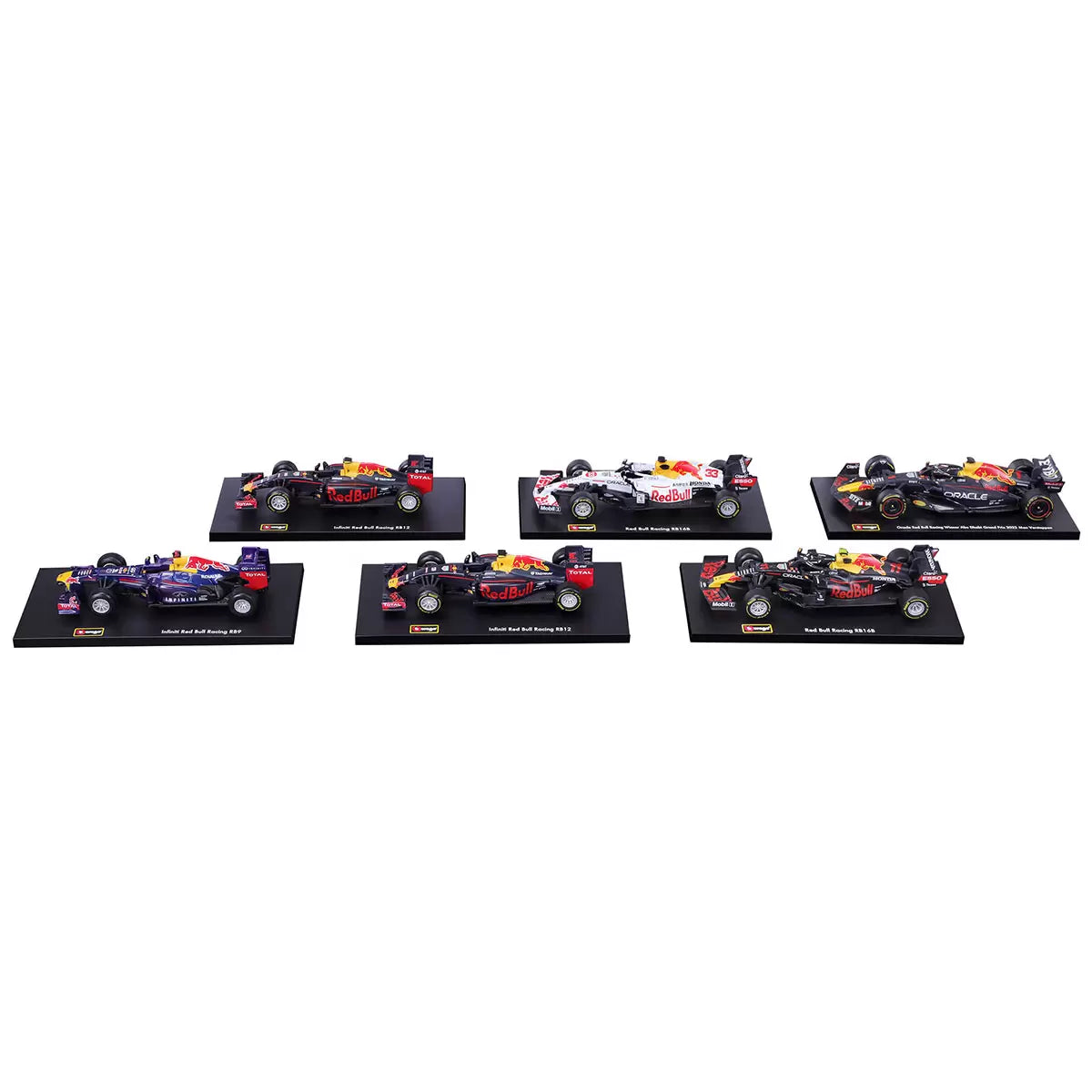 Burago 1: 43 Scale Highly Detailed Formula One Cars 6 Pack (3+ Years)