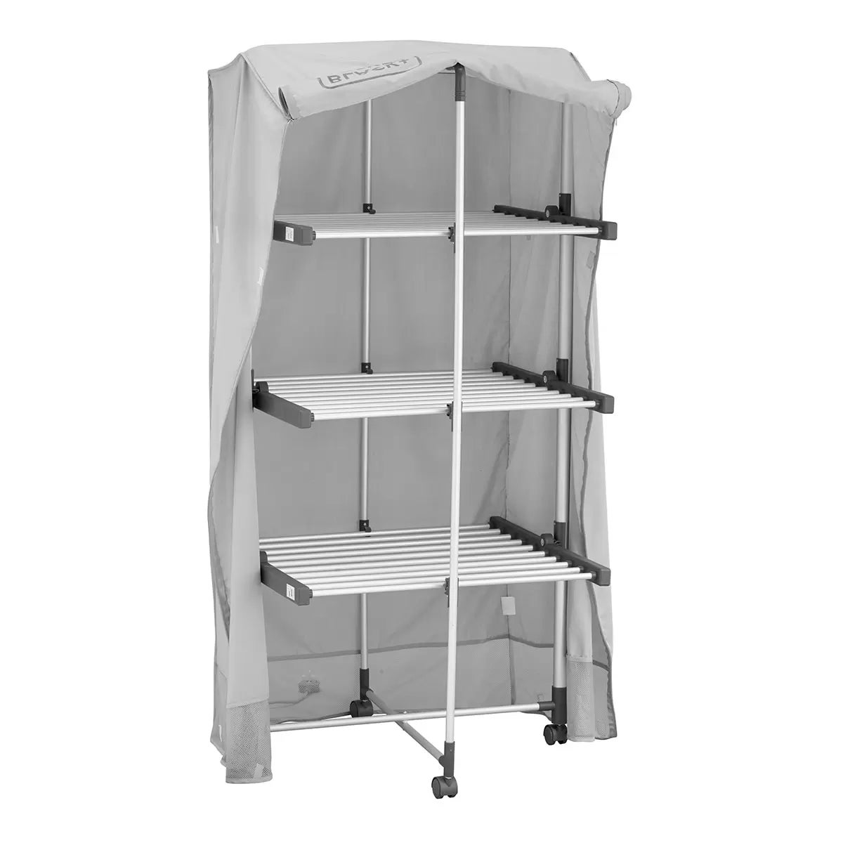 Black + Decker Heated Airer with Cover and Wheels, view 3
